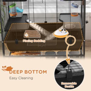 PawHut Large Hamster Cage with Wheels PawHut Large Hamster Cage with Wheels