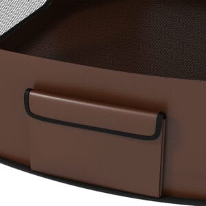 PawHut Dog/Cat Pen Portable Brown