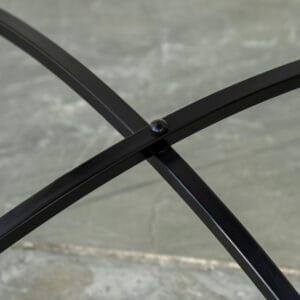 Outsunny Mosaic Side Table Bistro Patio Grey