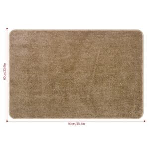 Vinsani Bath Mat 60 X 90cm Beige