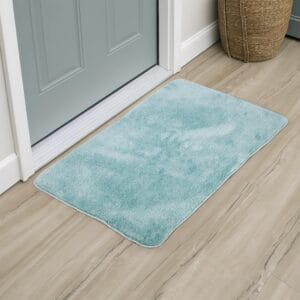 Vinsani Bath Mat 50 X 80cm Light Blue