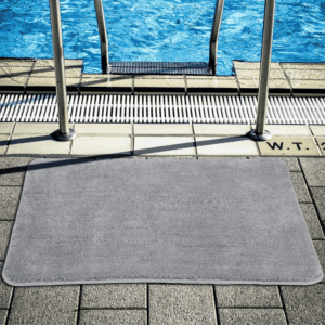 Vinsani Bath Mat 60 X 90cm Light Grey
