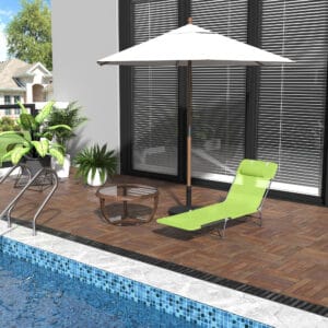 Outsunny Sun Bed Chair Lounger Recliner