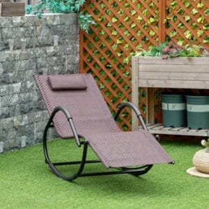 Outsunny Rocking Lounge Chair Recliner