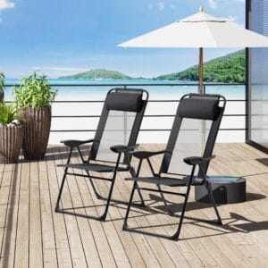 Outsunny Lounge Chairs 2 Recliners
