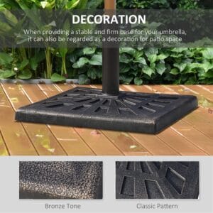 Outsunny Patio Umbrella Stand 15KG