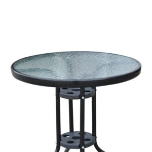 Outsunny 60x70Hcm Round Metal Table