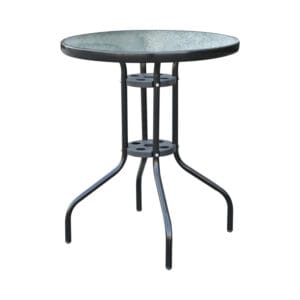 Outsunny 60x70Hcm Round Metal Table