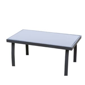 Outsunny 4 Pc Dining Set & Loveseat 2 Chairs