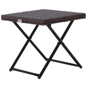 Outsunny Square Rattan Coffee Table