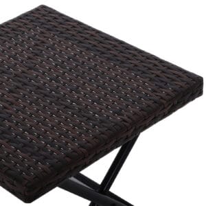 Outsunny Square Rattan Coffee Table