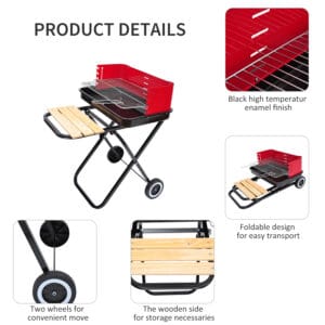 Outsunny Charcoal Barbecue Grill