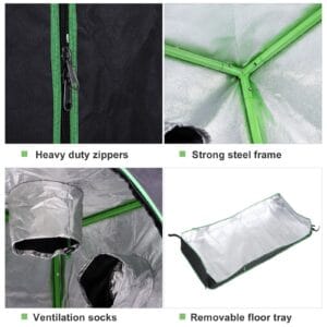 Outsunny Hydroponic Plant Grow Tent