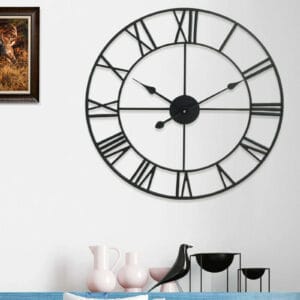 Roman Metal Wall Clock 40cm