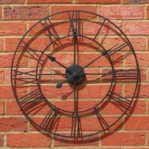 Roman Metal Wall Clock 60cm