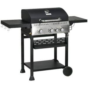 Outsunny 4+1 Burner Gas Barbecue