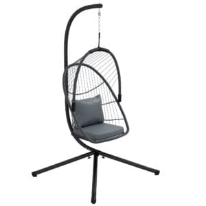 Outsunny Swing Chair w/ Cushion Grey