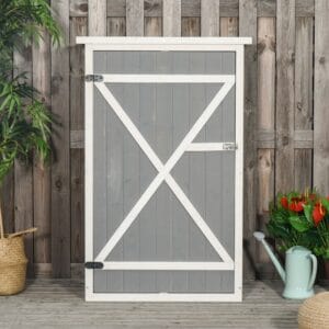 Outsunny Wooden Garden Storage Shed Fir Wood