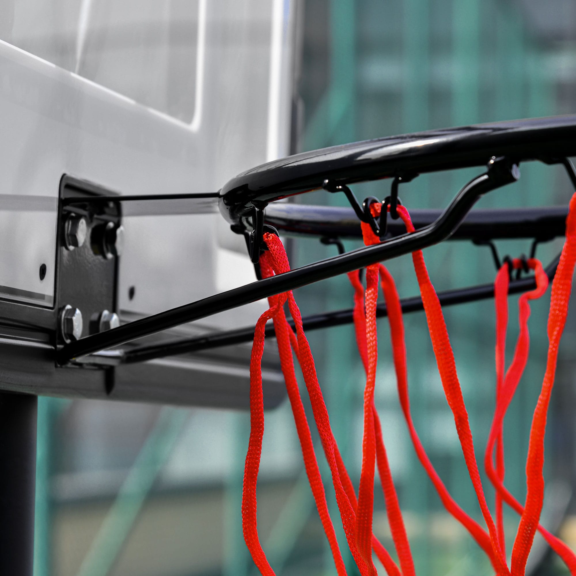 Basketball hoop, linked to sport and leisure equipment when image is clicked on.