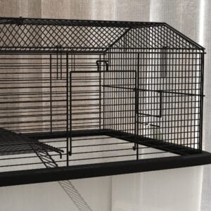 PawHut Hamster Cage 2-Tier w/ Deep Bottom