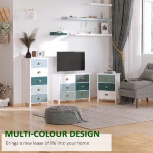 Homcom Chest of Drawers 5-Drawers