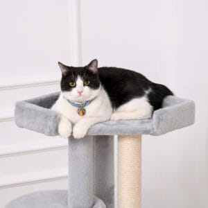 Pawhut Cat Tree Tower w/ Scratching Post