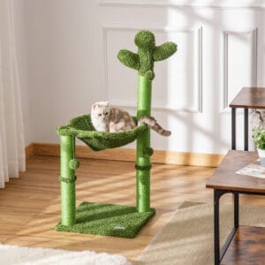 Pawhut Cactus Cat Tree w/ Scratch Post