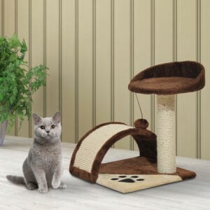 Pawhut Cat Tree Activity Sisal Scratcher