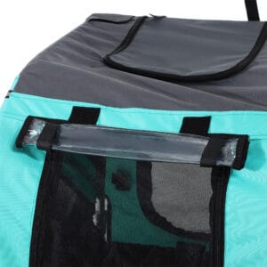 Pawhut Dog/Cat Bicycle Trailer Green