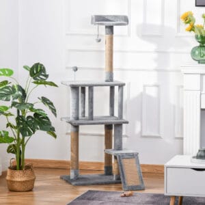 Pawhut Cat Tree Tower Climbing Activity