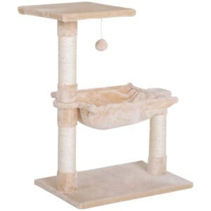 Pawhut Cat Activity Tree Tower Two-Tier