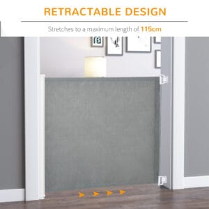 Pawhut Retractable Safety Barrier
