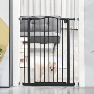Pawhut Pet Safety Barrier w/ Auto-Close