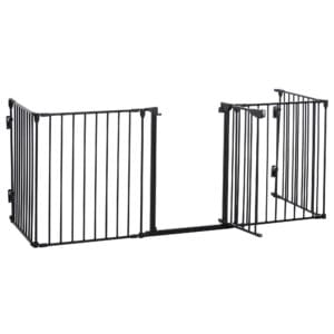 Pawhut Pet Gate 5-Panel Stair Barrier