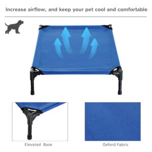 Pawhut Elevated Dog Bed Cool