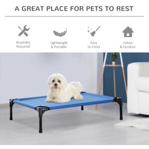 Pawhut Elevated Dog Bed Cool