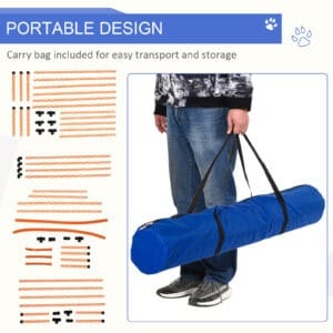 Pawhut Pet Agility Training Equipment Set