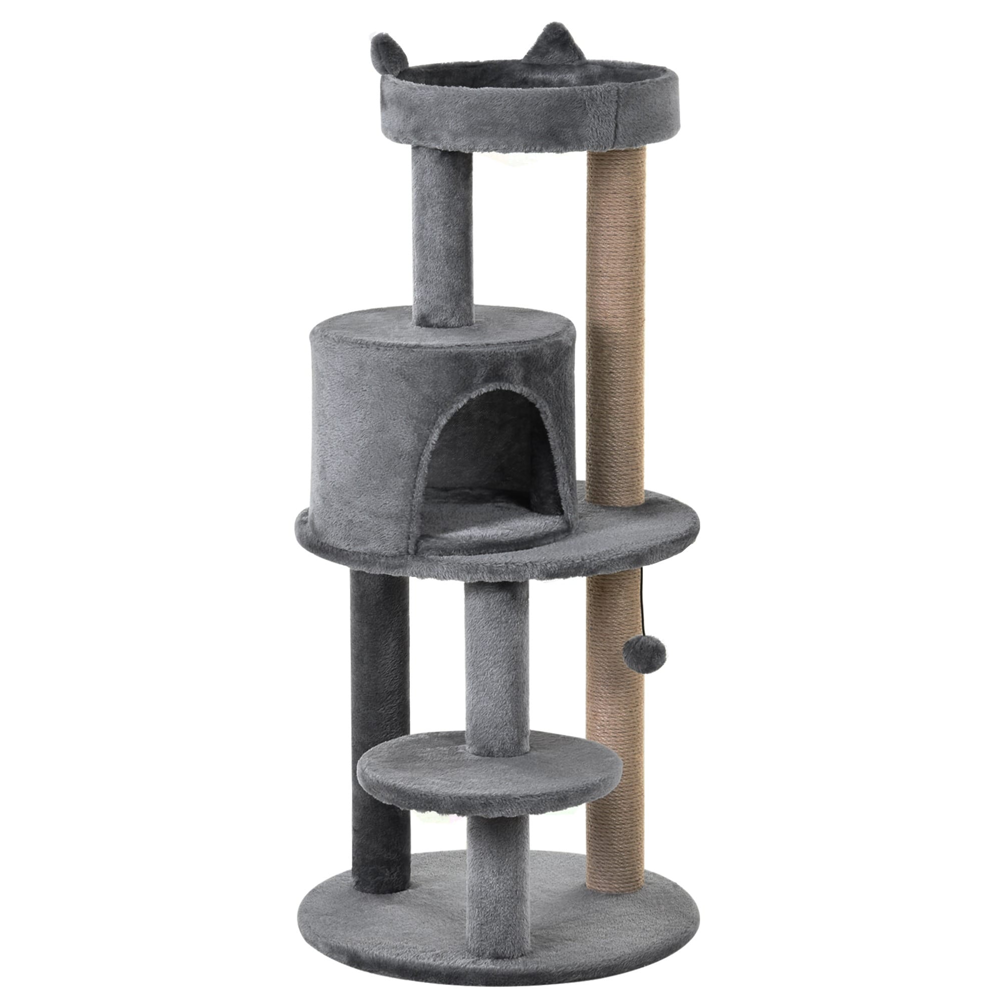 Pawhut Cat Activity Tree w/ Scratch Posts Pawhut Cat Activity Tree w/ Scratch Posts
