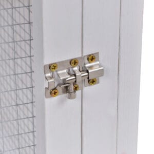 Pawhut Rabbit Hutch Wood w/ Pull Out Tray