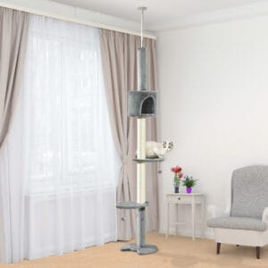 Pawhut Cat Tree Multi Floor with Scratching Post