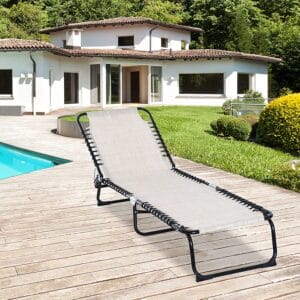 Outsunny Sun Lounger Chair Recliner