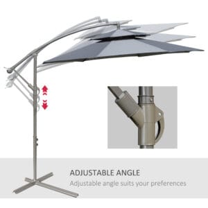 Outsunny Parasol Cantilever 2.7m