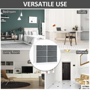 Homcom Chests of Drawer Fabric Cabinet