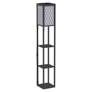 Homcom Shelf Floor Lamp W/4-tier Shelves