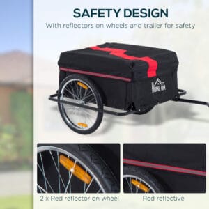 Homcom 2-Wheel Bicycle Cargo Trailer