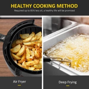 Homcom Air Fryer 1700W 5.5L w/ Display