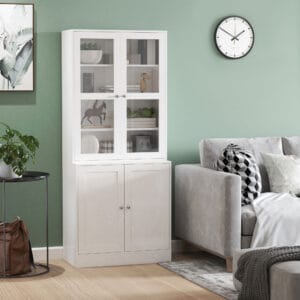 Homcom Bookcase Display Cabinet