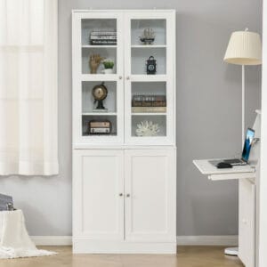 Homcom Bookcase Display Cabinet