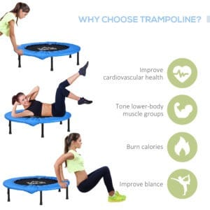 Homcom Mini Trampoline Exercise