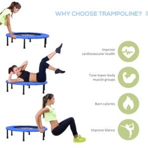 Homcom 36" Trampoline Rebounder